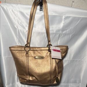 Rosetti Shimmering Gold Tote